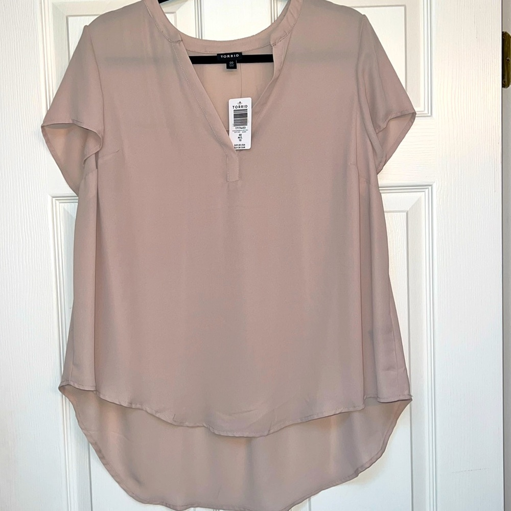 Torrid short sleeve blouse